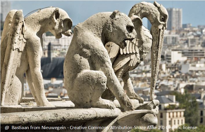 gargouilles-chimeres-Notre-Dame-de-Paris-by-Bastiaan